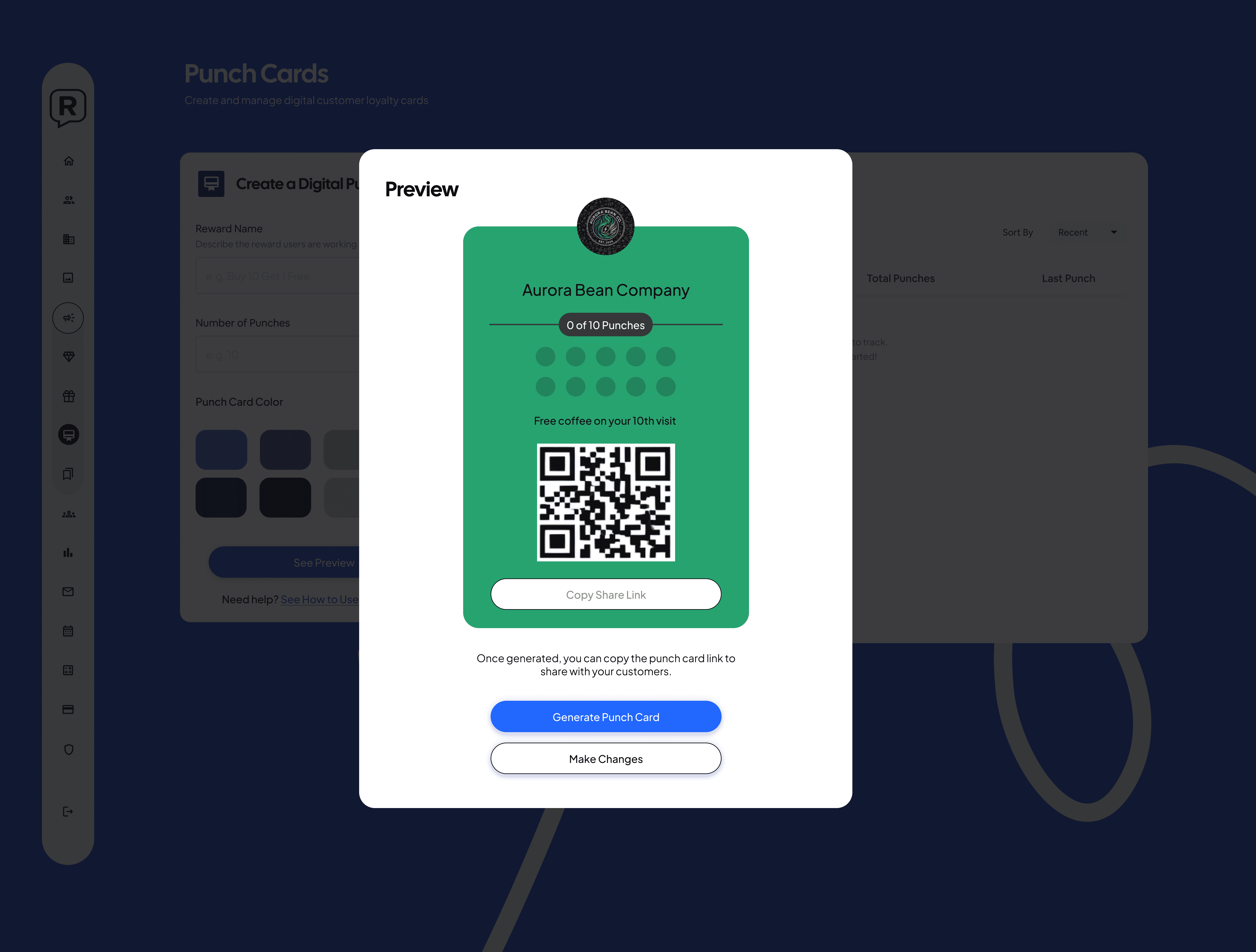 mobile app where a reciept is sorted